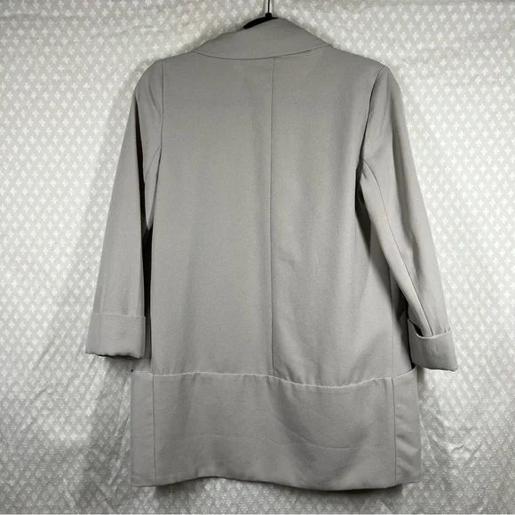 Aritzia Wilfred Beige Chevalier Relaxed Open Front Blazer - Picture 5 of 5